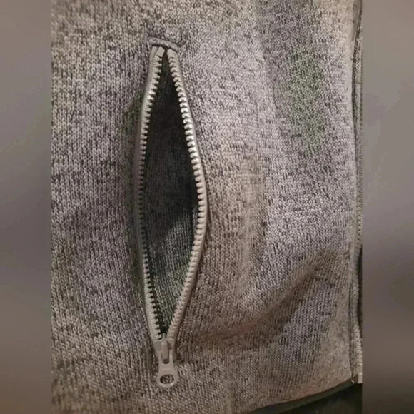 Charcoal Full Zip Sweater Vest - Picture 3 of 7